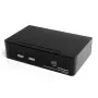 StarTech.com 2-Port DVI USB KVM-Switch mit Audio und USB 2.0 Hub