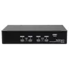 StarTech.com 4-Port USB DisplayPort KVM Switch mit Audio, 3840 x 2400 Pixel, Schwarz