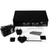 StarTech.com 4-Port USB DisplayPort KVM Switch mit Audio, 3840 x 2400 Pixel, Schwarz