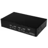 StarTech.com 4-Port USB DisplayPort KVM Switch mit Audio, 3840 x 2400 Pixel, Schwarz