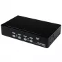 StarTech.com 4-Port 1HE Rackmount USB KVM Switch mit OSD, 1920 x 1440 Pixel, Rack-Montage, 5,4 W, 1HE, Schwarz