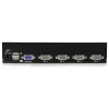 StarTech.com 4-Port 1HE Rackmount USB KVM Switch mit OSD, 1920 x 1440 Pixel, Rack-Montage, 5,4 W, 1HE, Schwarz