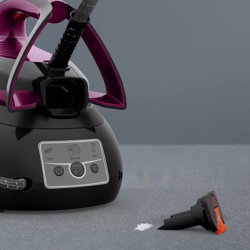 Tefal Express Vision SV8152 2800 W 1,8 l Durilium AirGlide Autoclean-Bügelsohle Violett, Schwarz
