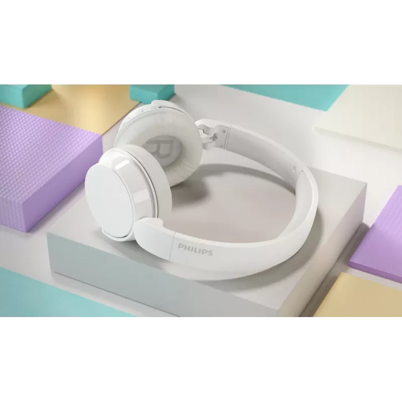 Philips 4000 series TAH4209WT/00 Kopfhörer/Headset Kabellos On-Ear Anrufe/Musik Bluetooth Weiß