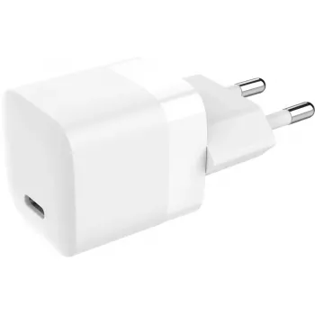 Vision USB-C Ladegerät 30W EU-Stecker Weiß Universelles Netzteil