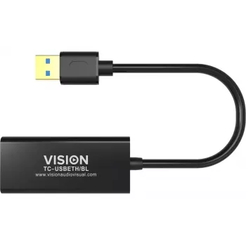 Netzwerkkarte Vision TC-USBETH/BL