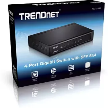 Unmanaged Network Switch Trendnet TEG-S51SFP