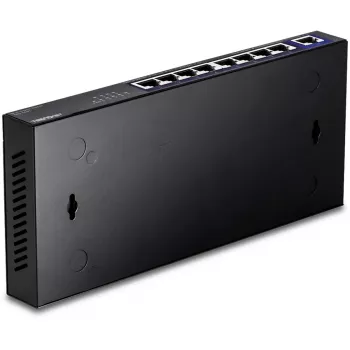 TRENDnet TEG-S591 unmanaged 8-Port 2,5G Ethernet Switch, 100/1000/2500, 60 Gbit/s, MAC-Tabelle 4000, wandmontierbar
