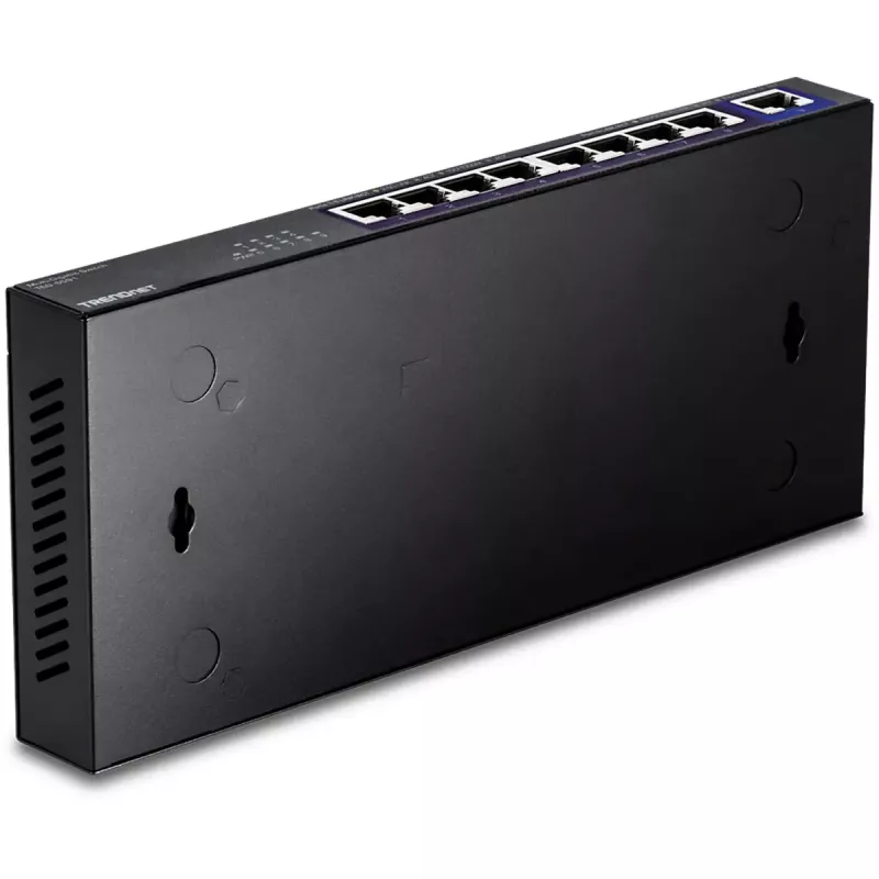 TRENDnet TEG-S591 unmanaged 8-Port 2,5G Ethernet Switch, 100/1000/2500, 60 Gbit/s, MAC-Tabelle 4000, wandmontierbar