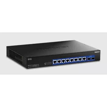Unmanaged Switch Trendnet TEG-S7102 10G Ethernet 8 Ports Schwarz