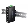 Netzwerk-Switch TRENDnet TI-ELC50 Unmanaged 5-Port Fast Ethernet (10/100), 9,6–60 V, Wand-/Hutschienenmontage