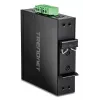 Unmanaged Gigabit Ethernet Switch TRENDnet TI-G51SC, 4x RJ-45 10/100/1000, 10 Gbit/s Kapazität, 2000 MAC, 9–60 V, wandmontierbar