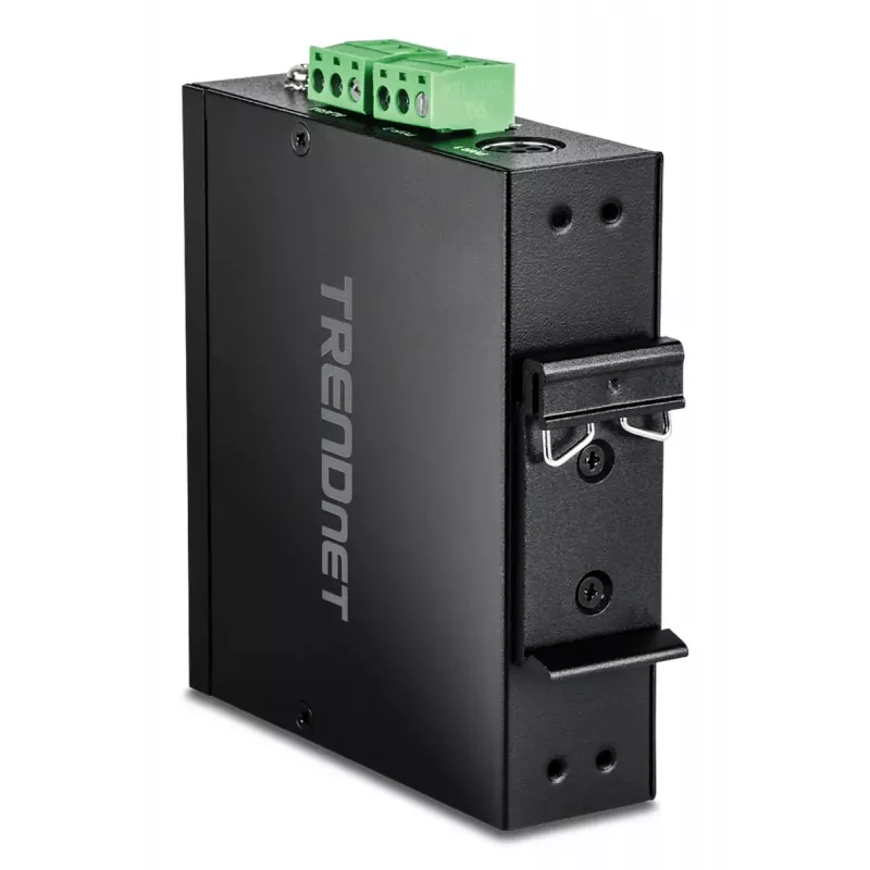 Unmanaged Gigabit Ethernet Switch TRENDnet TI-G51SC, 4x RJ-45 10/100/1000, 10 Gbit/s Kapazität, 2000 MAC, 9–60 V, wandmontierbar