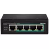 Unmanaged Switch Trendnet TI-PE50 Power over Ethernet Schwarz
