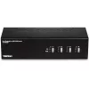KVM-Switch Trendnet TK-440DP Schwarz Silber