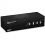 KVM-Switch Trendnet TK-440DP Schwarz Silber