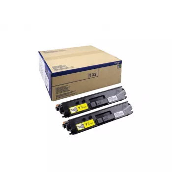 Tonerkartusche Brother TN-329YTWIN, Original Gelb, Laser, 2 Stück, Reichweite 12000 Seiten