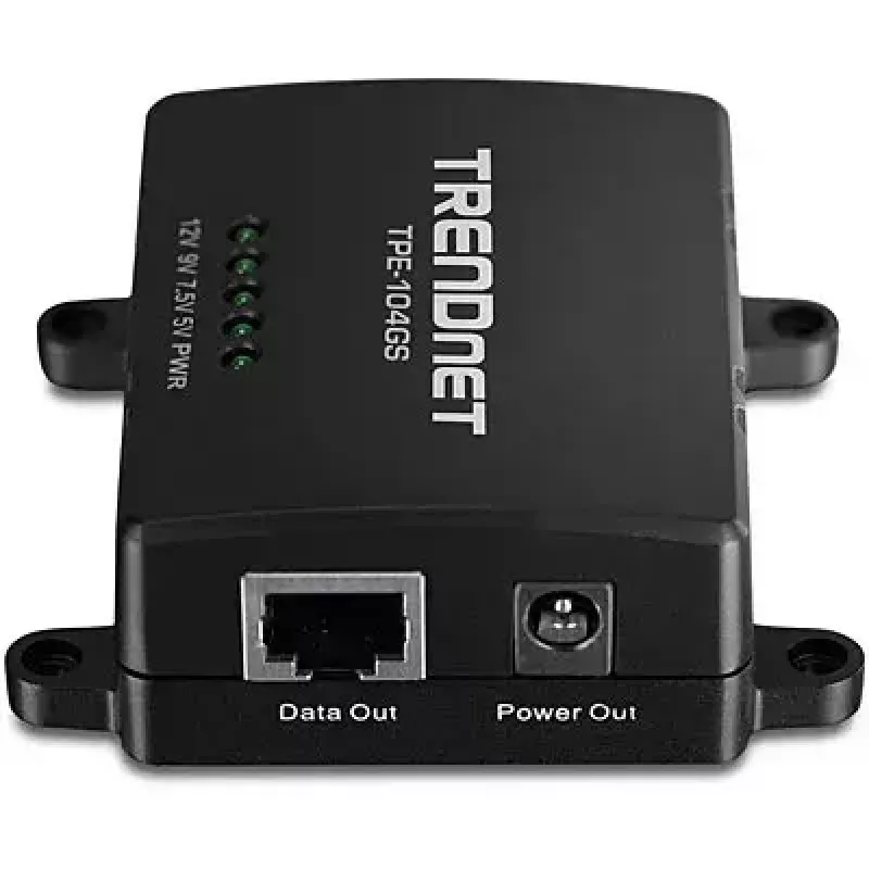 Netzwerk-Splitter Trendnet TPE-104GS Schwarz Power over Ethernet PoE