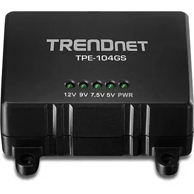 Netzwerk-Splitter Trendnet TPE-104GS Schwarz Power over Ethernet PoE