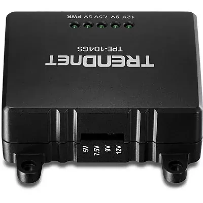 Netzwerk-Splitter Trendnet TPE-104GS Schwarz Power over Ethernet PoE