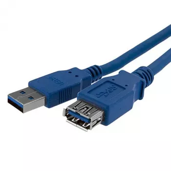 StarTech.com 1m blaues SuperSpeed USB 3.0 Verlängerungskabel A auf A - M/F