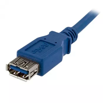StarTech.com 1m blaues SuperSpeed USB 3.0 Verlängerungskabel A auf A - M/F