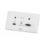ATEN HDMI & VGA HDBaseT Transmitter mit EU-Wandplatte / PoH (4K@100m) (HDBaseT Class A)