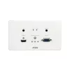 ATEN HDMI & VGA HDBaseT Transmitter mit EU-Wandplatte / PoH (4K@100m) (HDBaseT Class A)
