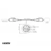HDMI-Kabel ATEN VE7834A 60 m Typ-A Typ-D 18 Gbit/s Schwarz