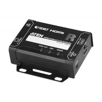 ATEN HDMI-Empfänger nur über 1 CAT5e/6 Kabel (70 m), 4K/HDBaseT-Lite (Klasse B)