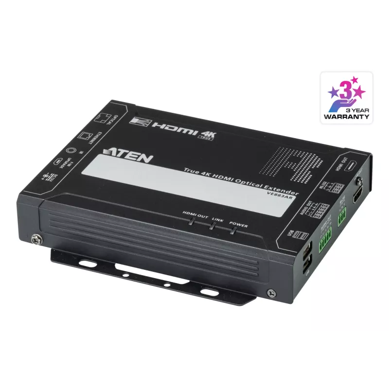 AV-Sender & -Empfänger ATEN VE883AK2 True 4K HDMI Optical Extender 4K@300m 10km