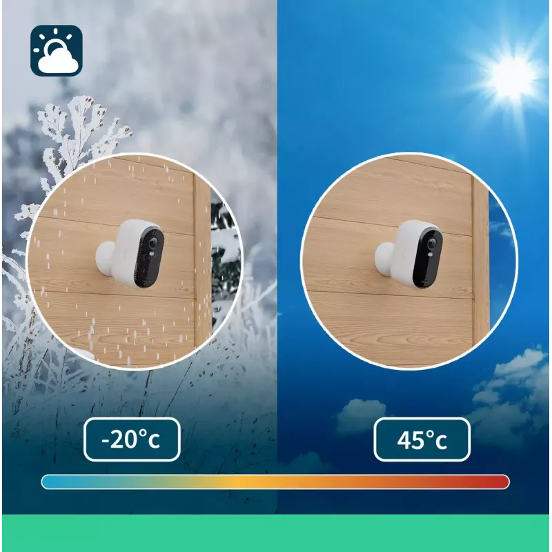 IP-Überwachungskamera Arlo Essential 2K 2560 x 1440 Kabellos Innen- und Außenbereich