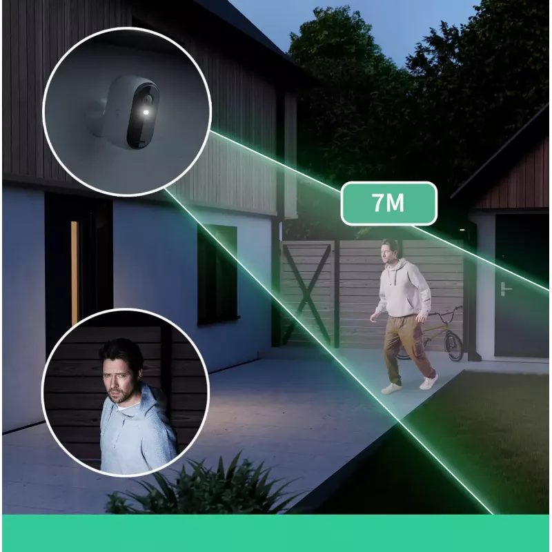 IP-Überwachungskamera Arlo Essential 2K 2560 x 1440 Kabellos Innen- und Außenbereich