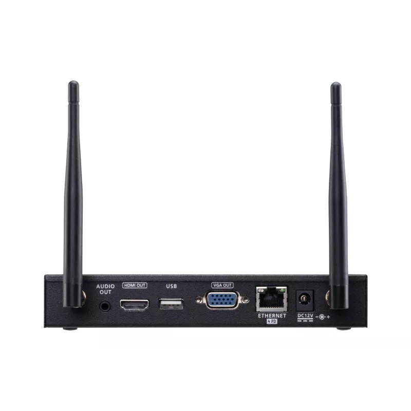 ATEN 4K Wireless Presentation Switch Desktop Schwarz HDMI VGA Wi-Fi 5