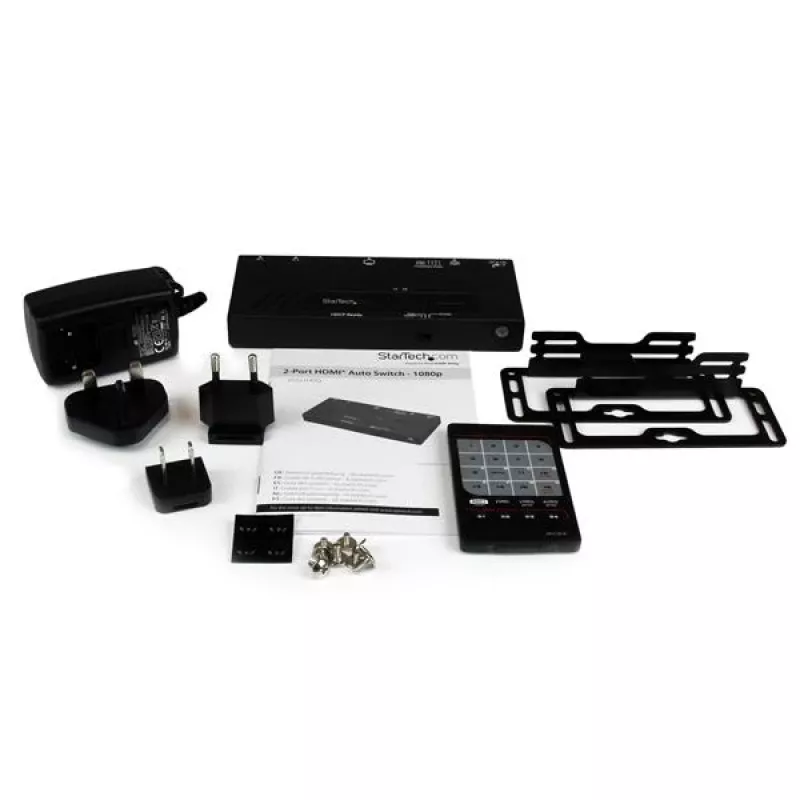 StarTech.com 2-Port HDMI Switch mit automatischer und priorisierter Umschaltung - 1080p
