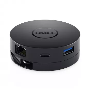 DELL DA300 Kabelgebundener USB 3.2 Gen 2 (3.1 Gen 2) Type-C Schwarz