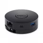 DELL DA300 Kabelgebundener USB 3.2 Gen 2 (3.1 Gen 2) Type-C Schwarz