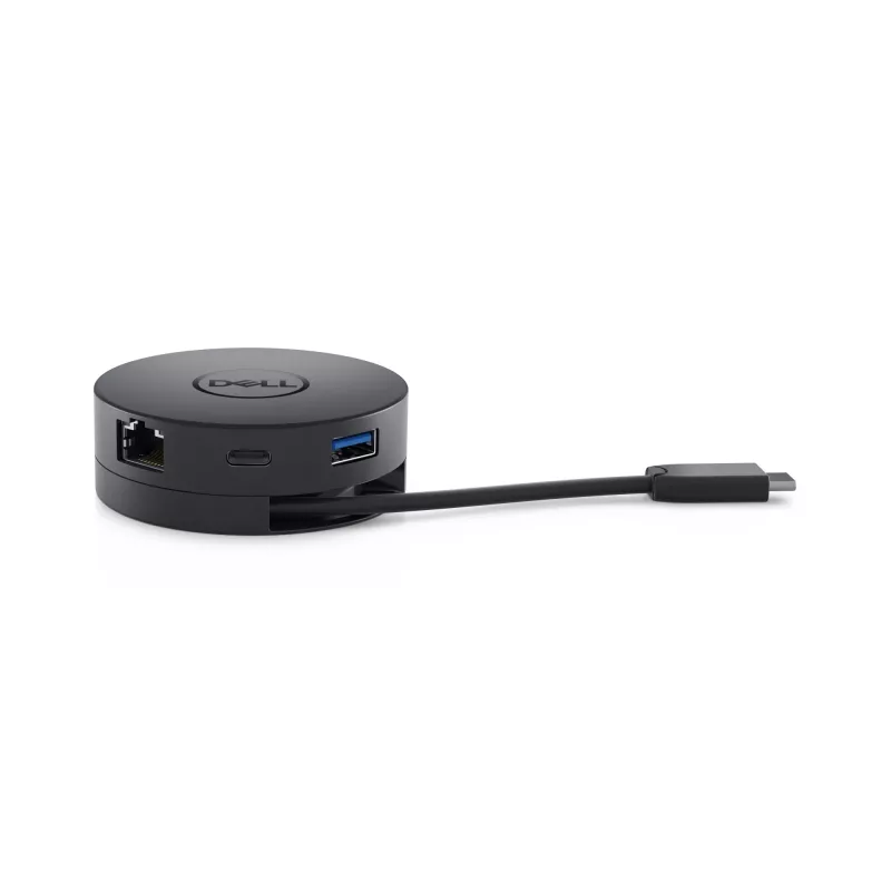 DELL DA300 Kabelgebundener USB 3.2 Gen 2 (3.1 Gen 2) Type-C Schwarz