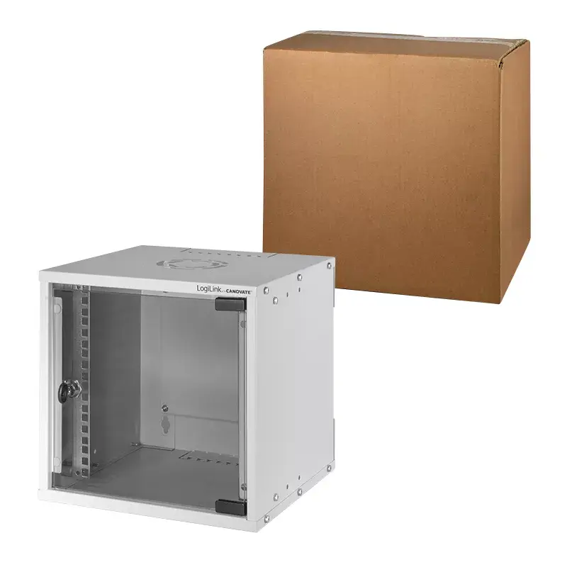 Wandmontierter Rack LogiLink W66Z30G 6U Grau 30 kg IP20