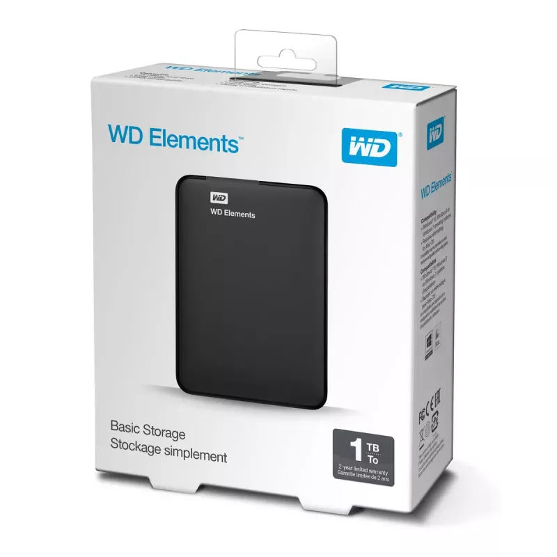 Externe Festplatte Western Digital 1 TB 3.2 Gen 1 WD Elements Portable