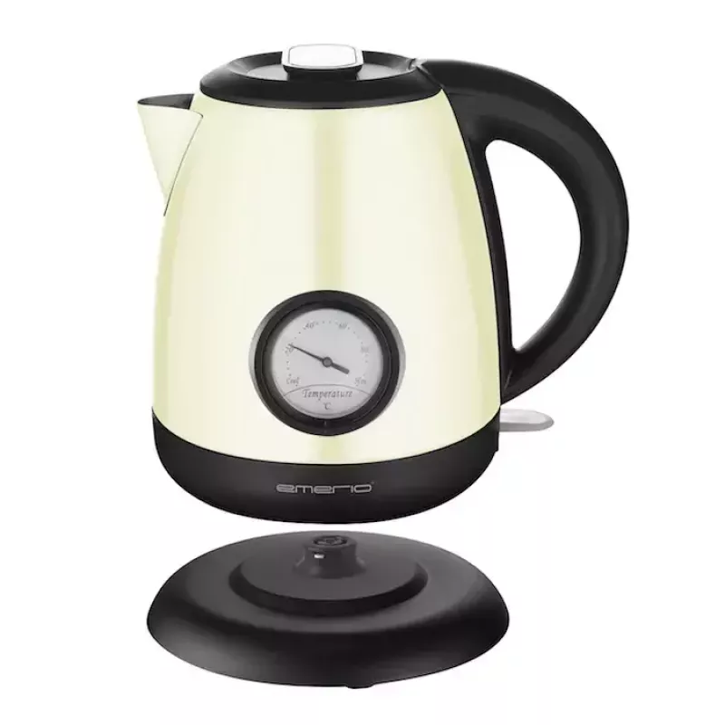 Wasserkocher Emerio 1 L 2000 W Beige Schwarz