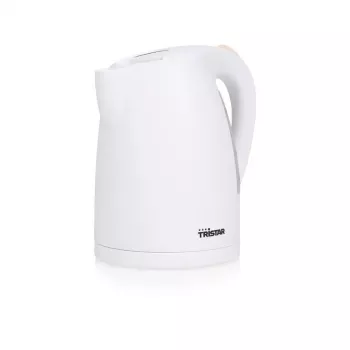 Tristar Wasserkocher | WK-1345 | Elektrisch | 2200 W | 1,7 L | Kunststoff | 360° drehbare Basis | Weiß