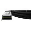 DAC-Kabel BlueOptics X4DACBL3-BL 3m QSFP 4x SFP+ Schwarz