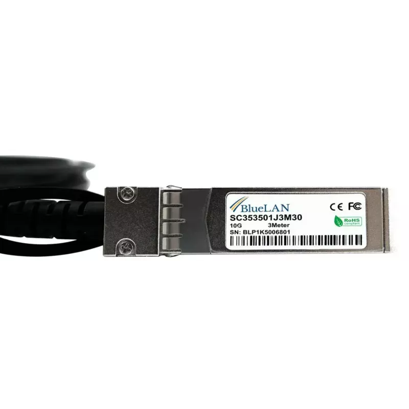 InfiniBand/Glasfaserkabel BlueOptics XDACBL3MA-BL 3 m SFP+ Stecker/Stecker