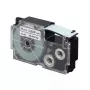 Beschriftungsband Casio XR-18X1 Schwarz auf transparent