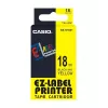 Etikettierband Casio XR-18YW1 Schwarz auf Gelb