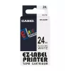 Label-making tape Casio XR-24WE1 Schwarz on white