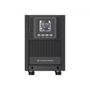 Conceptronic ZEUS52ES2K 2000VA 1800W Online Tower USV, Schuko