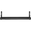 InLine Universelle Kabelführungsschiene 3-stufig (80/100/120 cm) für Untertischmontage, schwarz