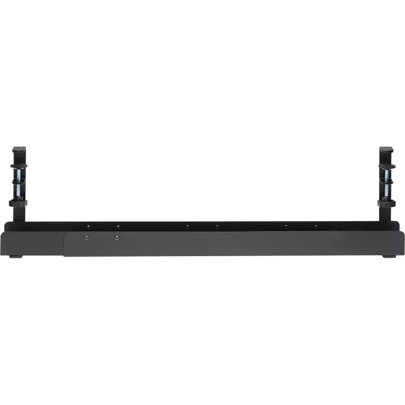 InLine Universelle Kabelführungsschiene 3-stufig (80/100/120 cm) für Untertischmontage, schwarz